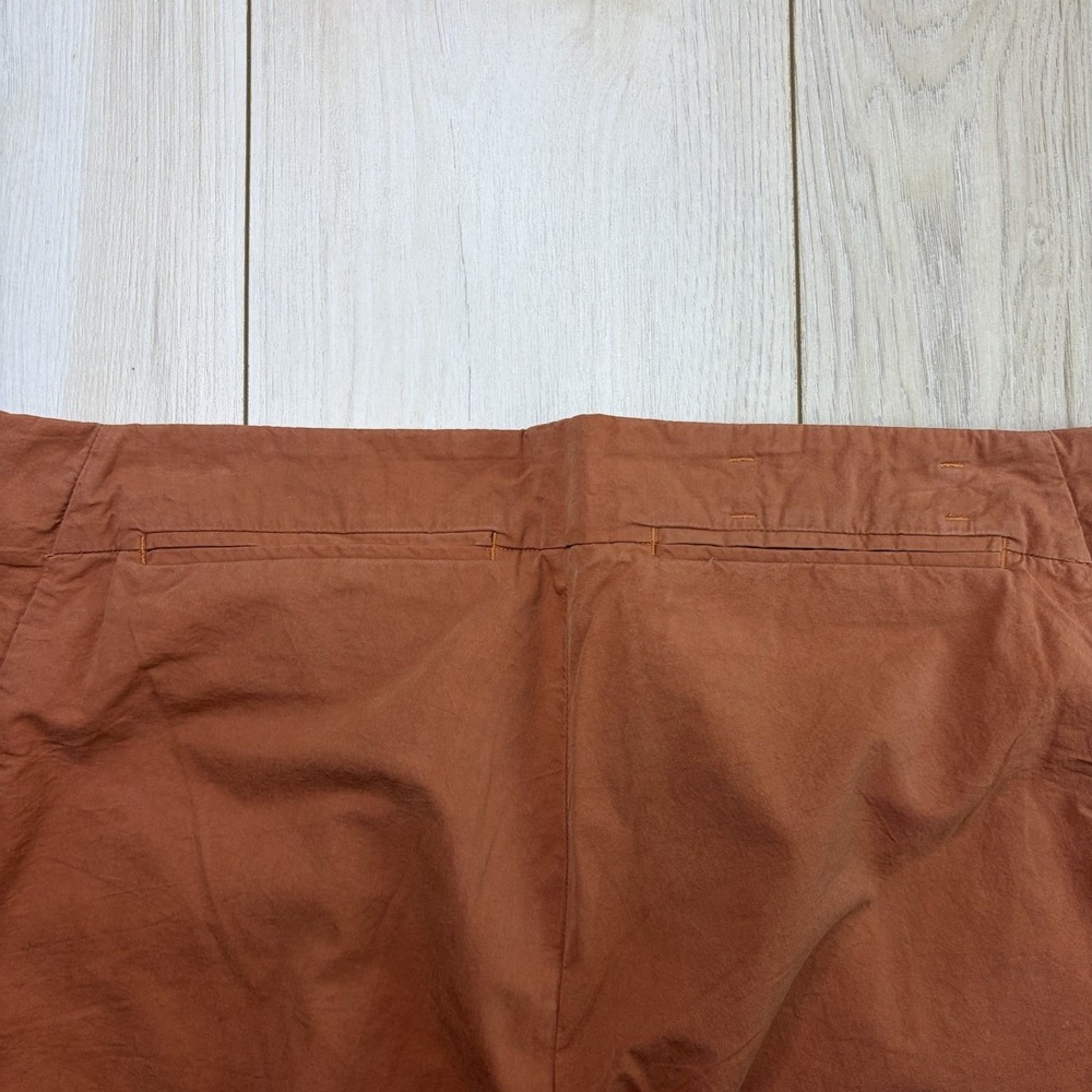 YIGAL AZROUEL Menswear Chino Dress Shorts Mens Size 32 Orange - Picture 10 of 12
